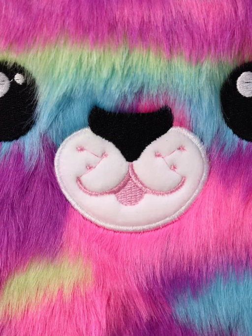 Блокнот плюшевый "Rainbow lama", bright, 21,5х15 см, плотность 80 гр.