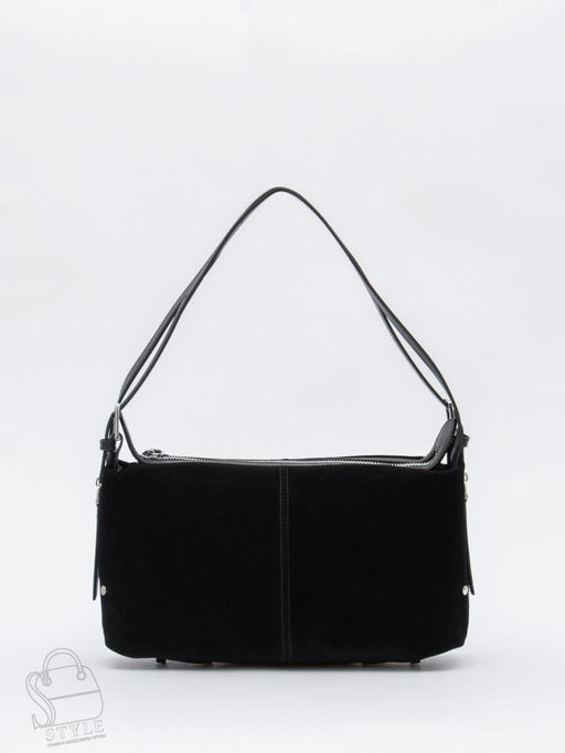 Сумка женская кожаная 6148QF black Polina&Eiterou