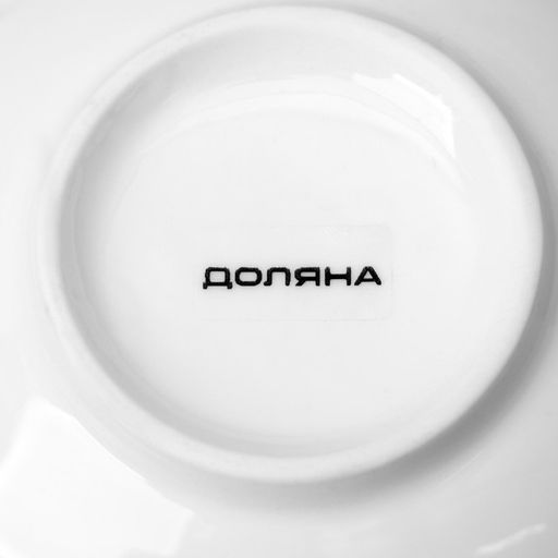 Миска фарфоровая Доляна Эстет. Герда, 300 мл, d=11,5 см, цвет белый  фото 2