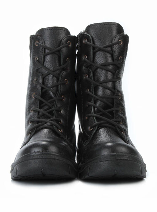 05-9008 BLACK Ботинки зимние мужские (искусственная кожа, искусственный мех) - No name фото 11
