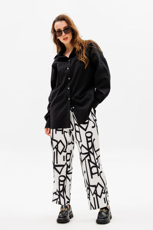 Костюм NIKVA н533 черно-белый  фото 4