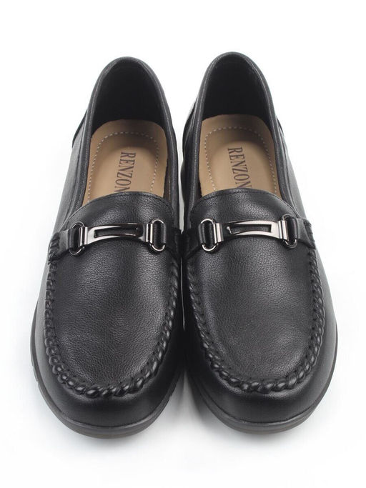 06-DYL121-1 BLACK Туфли женские (натуральная кожа)