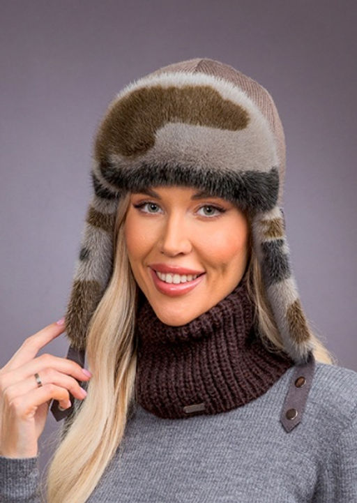 Ушанка хаки милитари