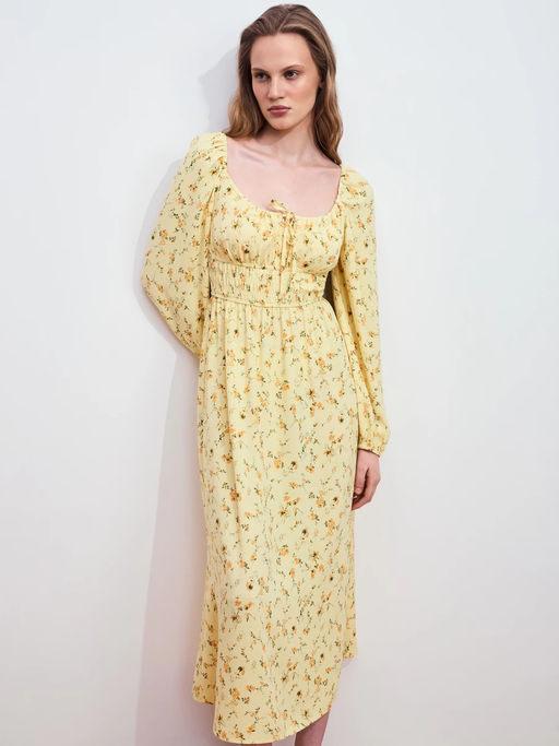 Платье миди с цветочным принтом / Zarina  фото 2