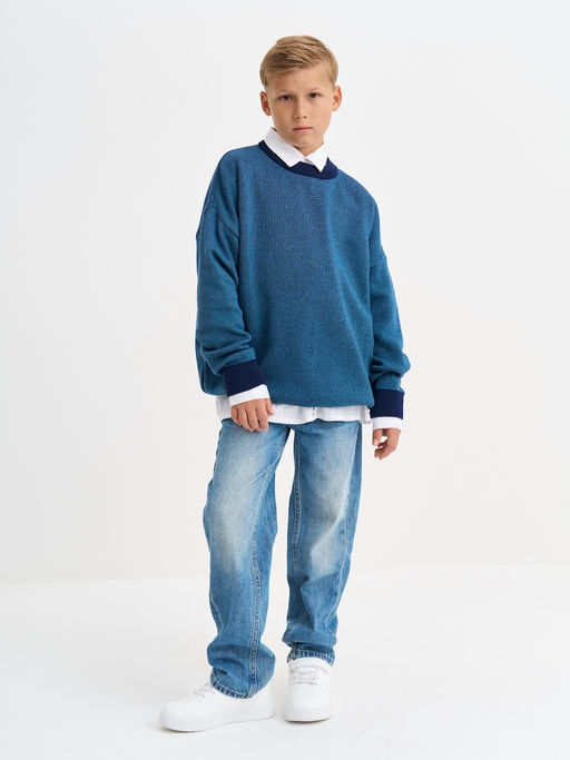 Синий джемпер для мальчика