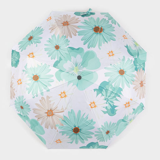 Зонт механический Цветочный букет, эпонж, 4 сложения, 8 спиц, R = 49 см, цвет МИКС - Simaland фото 6