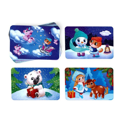 Новогодняя настольная игра Новый год: Волшебная пропажа. Для самых внимательных, 30 карт, 7+ - Лас играс фото 3