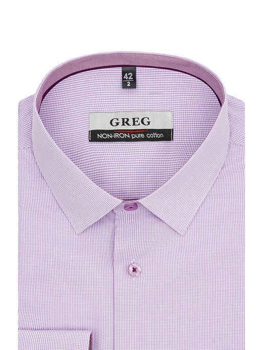 Сорочка мужская длинный рукав GREG 174/231/0962/Z/1p  фото 7
