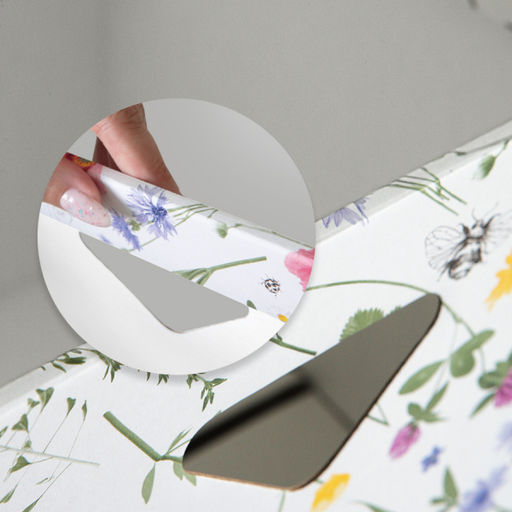 VAL HC-BC-3P Коробка для хранения, 28*28*27 см, набор 3 шт., HERBARIUM CLOVER, шт