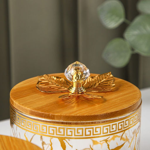 Менажница стеклянная «Сердце», 500 мл, 13×20,5 см, 3 шт