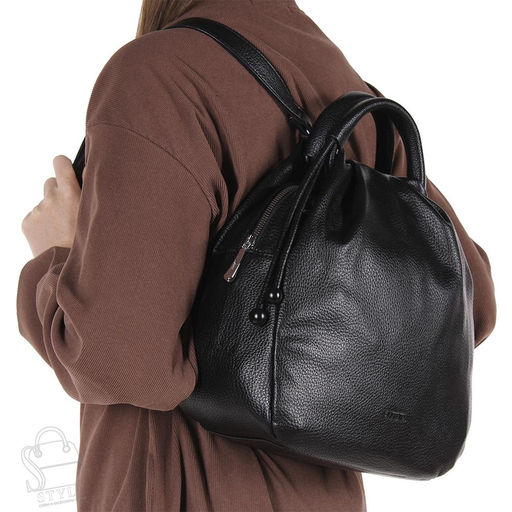 Рюкзак женский 69091-3 black Velina Fabbiano-Safenta/30 в Новосибирске