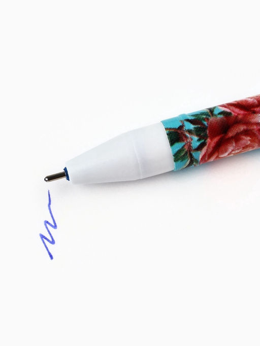 Цена за 10 шт. Ручка пиши-стирай, синяя паста, гелевая 0.5 мм с колпачком С 8 Марта!