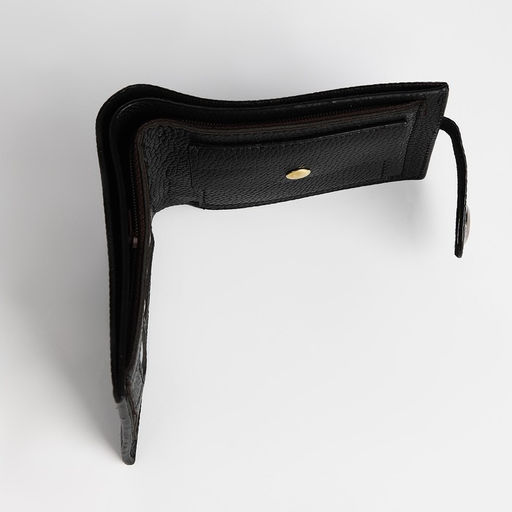 Портмоне мужское на магните, отдел для купюр, карт, монет, чёрное