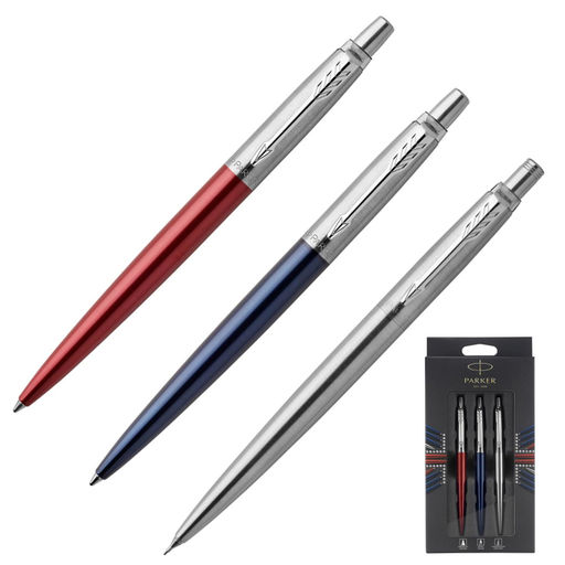 Набор ручек Parker Jotter London Trio:шар+гелевая+мех.каранд,кор 2032740