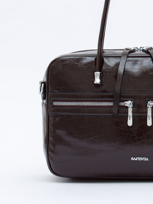 Сумка 51166SL coffee Velina Fabbiana-Safenta