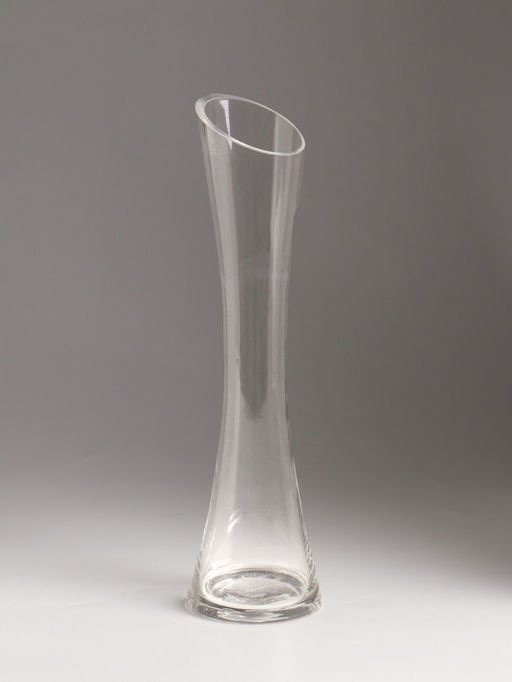 Ваза Николетт, 24.5?6.5 см, стекло, прозрачная