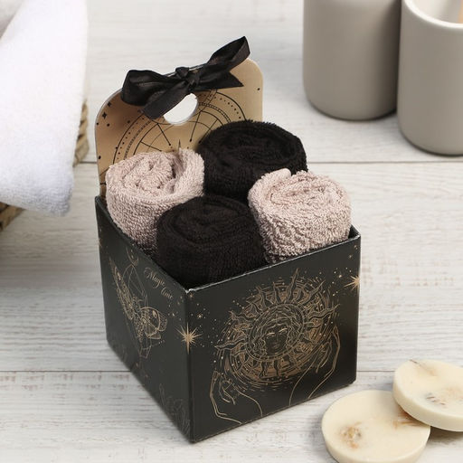 Набор махровых полотенец Этель Believe in magic 30х30 см-4шт, 100% хлопок 340 гр/м2  фото 2