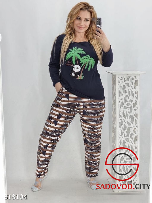 Пижама с начёсом домашняя