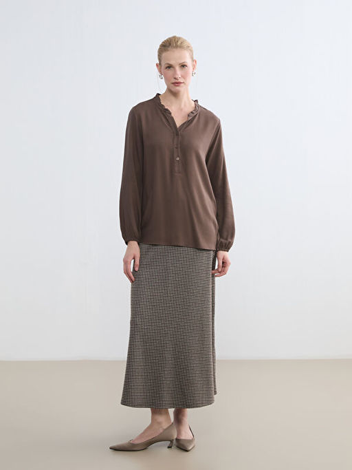 F?rf?rl? Ka??k Yaka Bluz