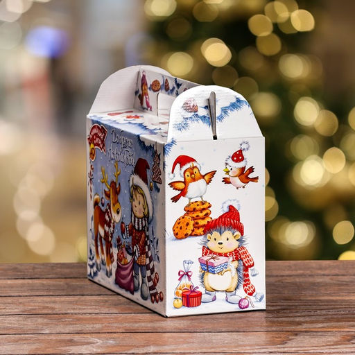 Цена за 5 шт. Подарочная коробка Угощение к чаю , Чемодан 23 х 10,5 х 16,5 см - Simaland фото 4