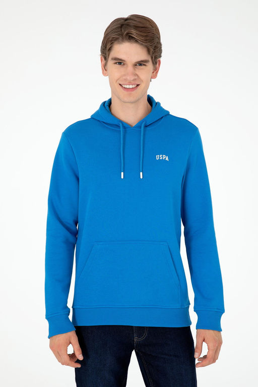 Мужской базовый свитшот кобальтового синего цвета Неожиданная скидка в корзине - U.s. polo assn фото 3
