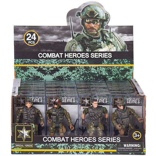 Фигурка солдатика в коробочке Герои серия 1, в дисплее 24шт - Junfa toys фото 5
