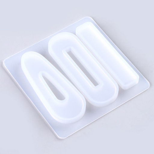 Цена за 2 шт. Молд силиконовый  «Заколка», 3 вида заколки