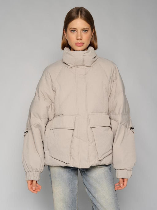 Куртка женская 12411-22044 beige - Eleganzza фото 2