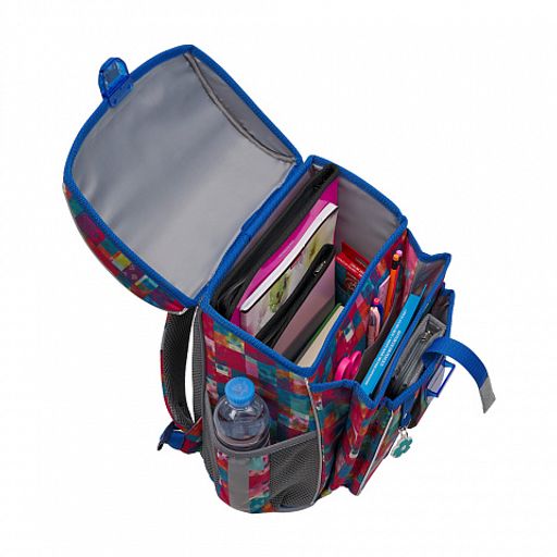 Цена за 1 шт. Ученический ранец с пластиковым дном ErichKrause® ErgoLine® 16L Patchwork  фото 4
