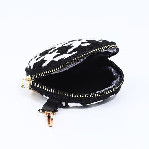 Сумка кросс-боди на молнии, цвет чёрный/белый - Nazamok фото 7