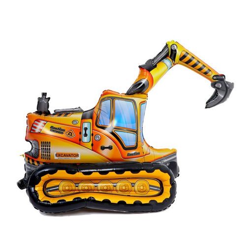 Цена за 2 шт. Шар фольгированный 28" «Экскаватор» на гусеницах