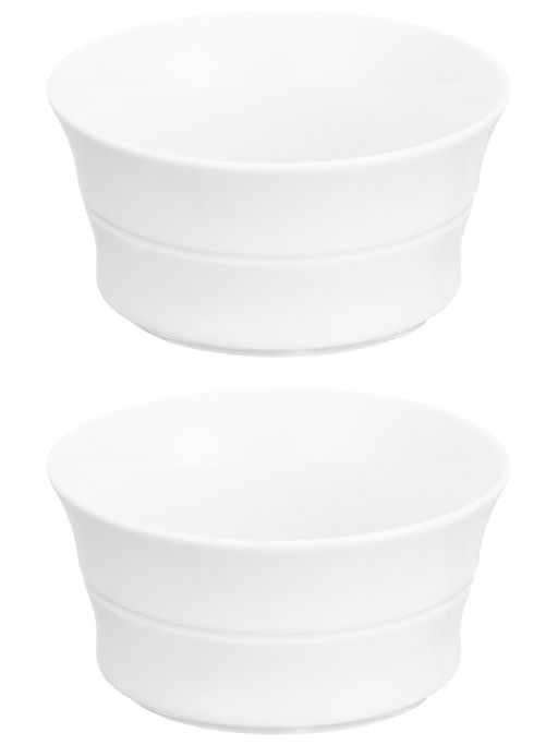 Набор салатников 2 пр. 600 мл 14*14*7 см "Бамбук", фарфор