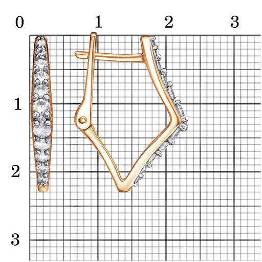 СЕРЬГИ 32814874Р - Красная пресня фото 2