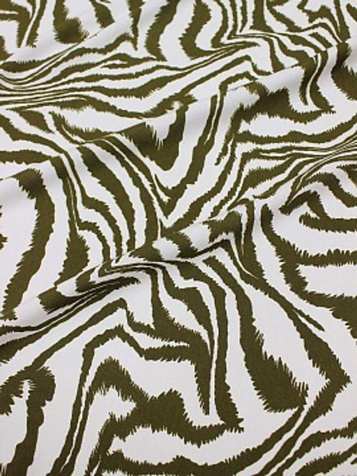 Штапель Сафари цв.т.зеленый хаки, ш.1.44м, вискоза-100%, 90гр/м.кв