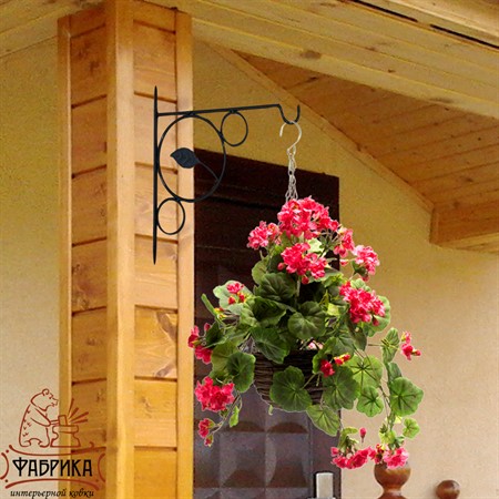 Кронштейн для цветов 52-025 - Фабрика интерьерной ковки фото 2