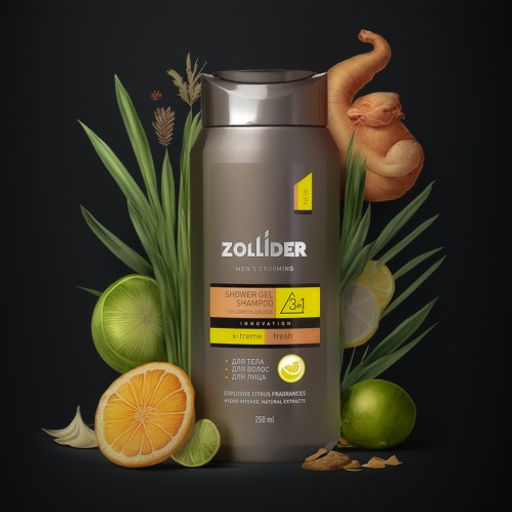 Zollider 3в1 Xtreme Fresh, гель-шампунь для душа 250 мл  фото 5