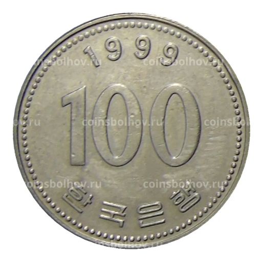 100 вон 1999 года Южная Корея