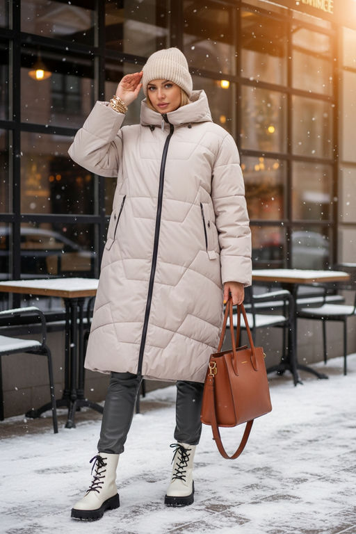 Зимняя куртка, большие размеры арт.6679-1