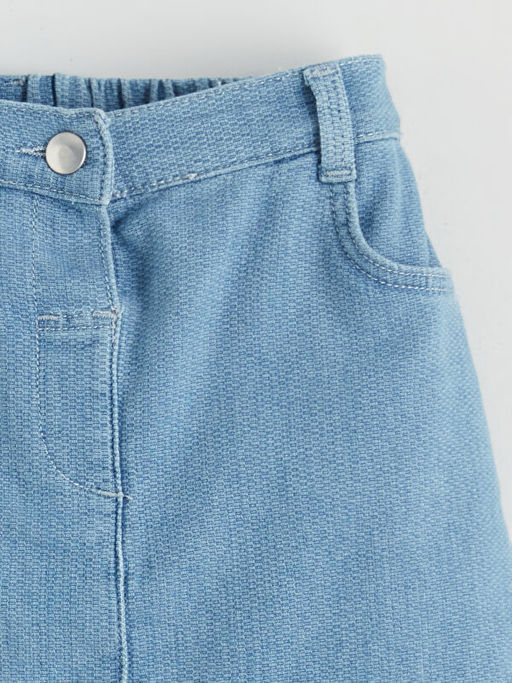 Beli Ayarlanabilir Lastikli K?z ?ocuk Jean Etek