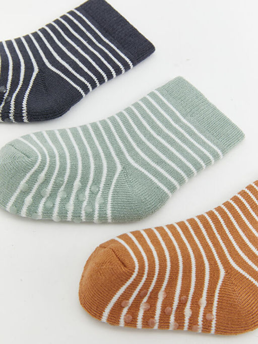 ?izgili Erkek Bebek Soket ?orap 3l?