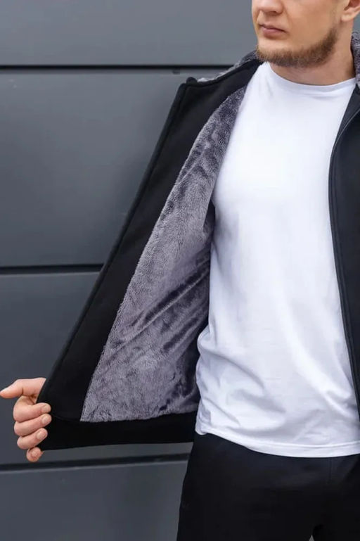 с мехом! утепленная Толстовка Футер 3-х ниточный - Relay фото 8