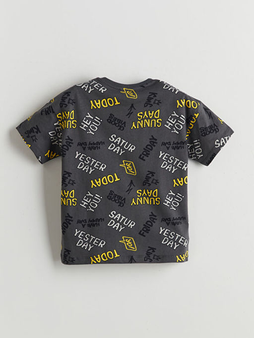 Bisiklet Yaka Erkek ?ocuk ?ortlu Pijama Tak?m?