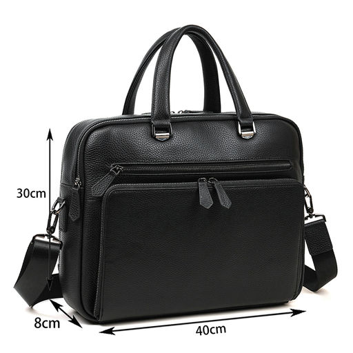 Сумка мужская, кожа, MIRONPAN 35421 Черный