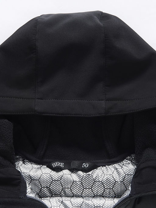 Куртка мужская гибридная стёганая с капюшоном с графеновой подкладкой серого цвета 9627_1Sr