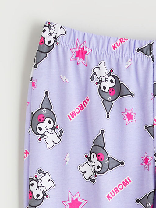 Beli Lastikli Kuromi Bask?l? K?z ?ocuk Pijama Alt