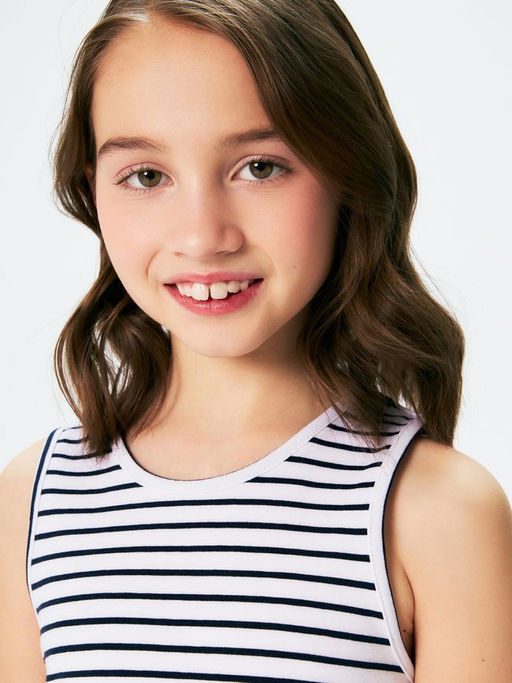 ACOOLA / Блузка-топ детская для девочек Zakat полоска  фото 3