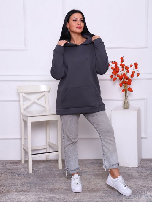 Толстовка с капюшоном, футер с начесом 3-х нитка (878-3)