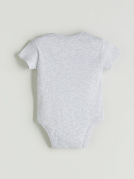 Bask?l? Erkek Bebek ??t??tl? Bodysuit