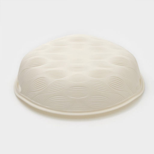 Фруктовница Доляна Sirenna, пластик, 20×22.5×5 см, белое