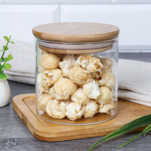 Банка для сыпучих бамбуковая крышка d-85/080 мм 300 мл /GT-35-120/уп100/ - ГалеонТрейд фото 4